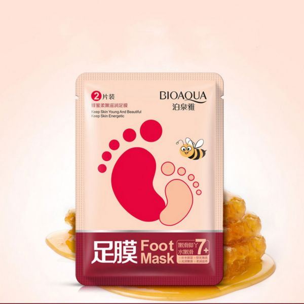 Moisturizing foot mask with honey extract Bioaqua Foot Mask 35g